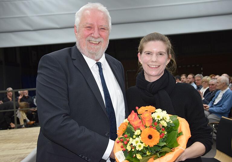 Bürgermeister Joachim Kipke und Julia Merz vom Büro transform. Bürgermeister Joachim Kipke und Julia Merz vom Büro transform.