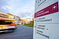 Das Glatteis am Montagmontag sorgte für 'Hochbetrieb' in der Notaufnahme des Rhön-Klinikum Campus in Bad Neustadt.