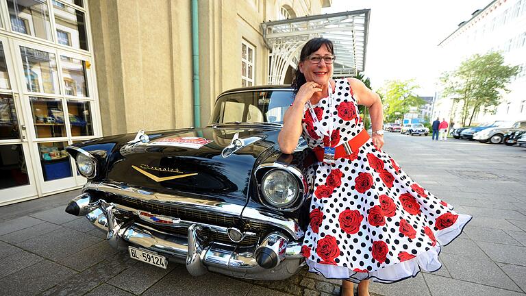 Zweiter Tag der Sachs Franken Classic, Concours D'Elegance und Tagesabschluss in Bad Kissingen.