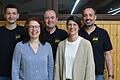 Auf dem Foto (von links): Thomas Amthor, Silke Höfling, Reiner Zink, Susanne Kimmel, Harald Heuler.&nbsp;