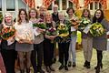 Das Foto zeigt Karin Stulier, Mandy Pohl, Kathrin Schmitt, Sylvia Cooper, Oliver Roth, Gudrun John, Helmut Witt, Hannelore Sauerbrey, Sabine Heigl, Ulla Ziegler und Elena Aust.