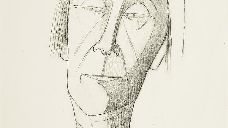 Emy Roeder: Selbstbildnis, 1966 Emy Roeder: Selbstbildnis, 1966