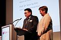 Prof. Gabi Jeck-Schlottmann, Rektorin der DHBW Mosbach, und Prof. Seon-Su Kim, Campusleiter in Bad Mergentheim, begrüßten die Gäste im Kursaal.