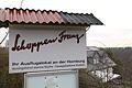 Das Ausflugslokal 'Schoppen-Franz' an der Ruine Homburg.
