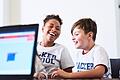 Bei der Hacker School konnten Kinder und Jugendliche die Programmiersprachen HTML, CSS und Javascript kennenlernen.