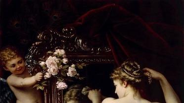 Adalbert Begas: Die Frau des Künstlers, 1884.