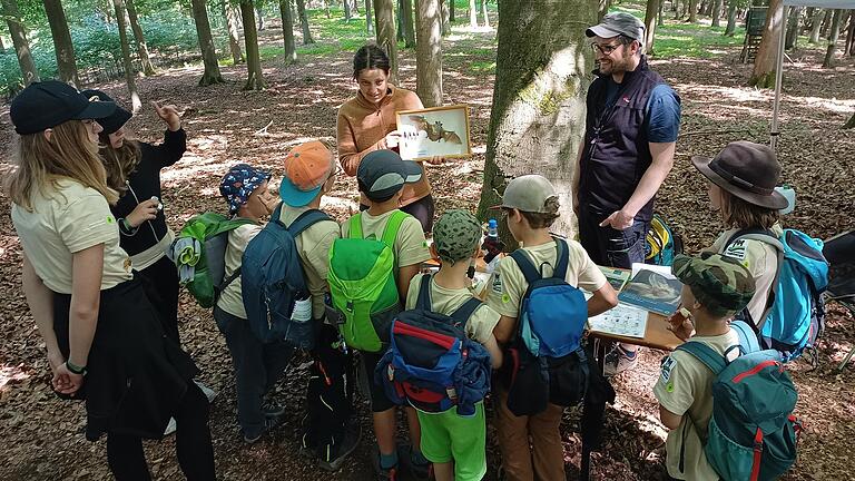 Junior Ranger Naturpark Haßberge auf Rallye im Buchenmeer beim Bundestreffen 2023. Junior Ranger Naturpark Haßberge auf Rallye im Buchenmeer beim Bundestreffen 2023.