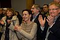 Freude bei den Initiatoren: Die Stadträte Kathi Petersen (vorne von links), Ulrike Schneider und Stefan Labus beklatschen im Rathaus das Ergebnis des Bürgerentscheids. Dennoch hat es am Sonntag für einen Sieg nicht gereicht. Sie hätten 953 Stimmen mehr gebraucht.