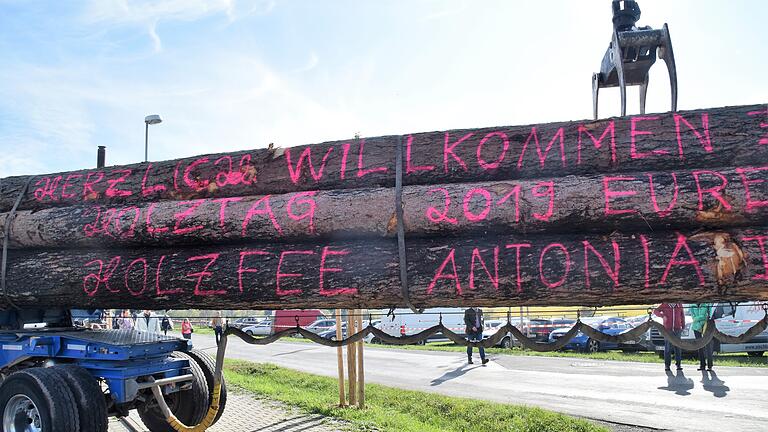 Holz - wohin das Auge reicht. Etwa 12 000 Besucher werden es wohl gewesen sein, die zum zwölften Scheinfelder Holztag gekommen waren. Ob auf der Holzmeile oder in den beiden Messehallen, es dürfte nichts gefehlt haben von dem, was es so alles aus dem nachwachsenden Rohstoff gibt.