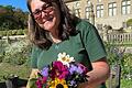 Besucher dürfen am 3. Oktober die Blumen des Sommerflors pflücken und farbenfrohe Sträuße binden.