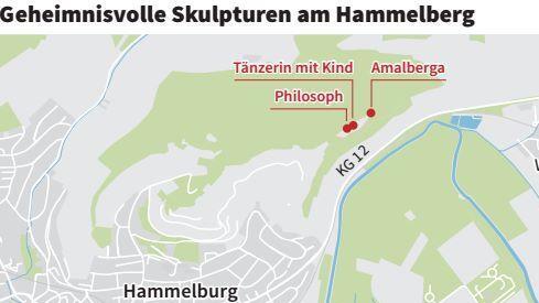 Mehrere Wanderwege führen von Hammelburg aus zu den geheimnisvollen Figuren. - Mehrere Wanderwege führen von Hammelburg aus zu den geheimnisvollen Figuren. Mehrere Wanderwege führen von Hammelburg aus zu den geheimnisvollen Figuren. - Mehrere Wanderwege führen von Hammelburg aus zu den geheimnisvollen Figuren.