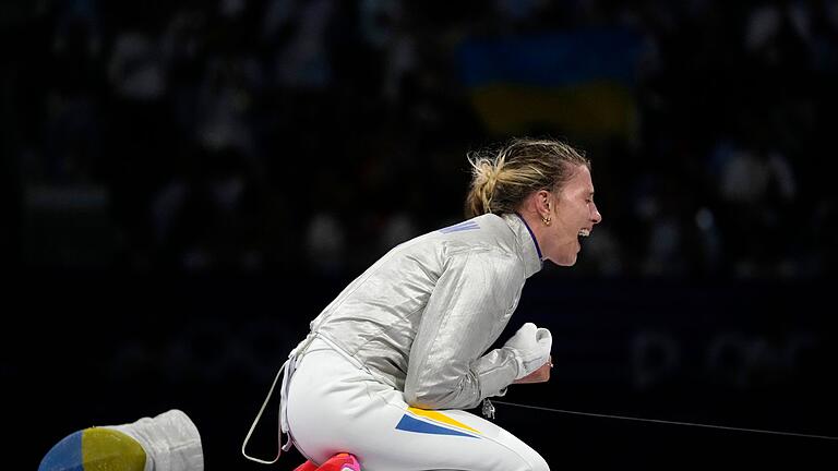 Paris 2024 - Fechten       -  Olga Charlan holt die erste Medaille für die Ukraine bei Olympia in Paris.