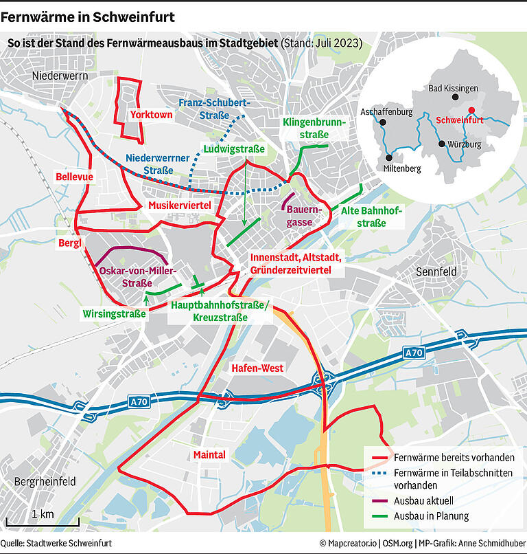 60.000 Euro für einen Fernwärme-Anschluss? Warum die Stadtwerke Schweinfurt in der Kritik stehen 60.000 Euro für einen Fernwärme-Anschluss? Warum die Stadtwerke Schweinfurt in der Kritik stehen