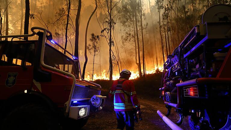 Waldbrände in Portugal       -  Portugal wurde in diesem Jahr von den schlimmsten Waldbränden seit 2017 heimgesucht.