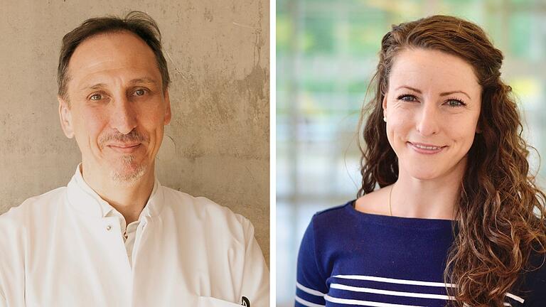 Prof. Dr. Alexander Meining und Diätassistentin Constanze Wolz, beide von der Medizinischen Klinik II des Uniklinikums Würzburg, informieren über Diagnostik, Behandlung und Ernährung bei Reizdarm. Prof. Dr. Alexander Meining und Diätassistentin Constanze Wolz, beide von der Medizinischen Klinik II des Uniklinikums Würzburg, informieren über Diagnostik, Behandlung und Ernährung bei Reizdarm.