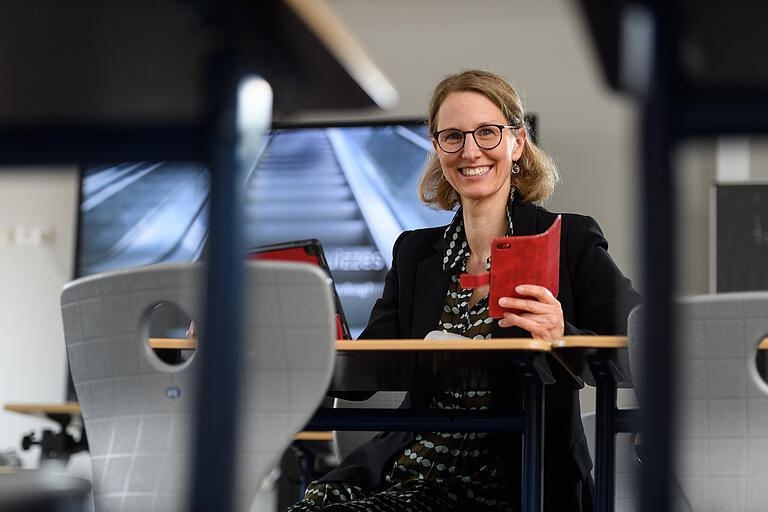 Maren Schmitt unterrichtet jetzt leidenschaftlich gerne digital.