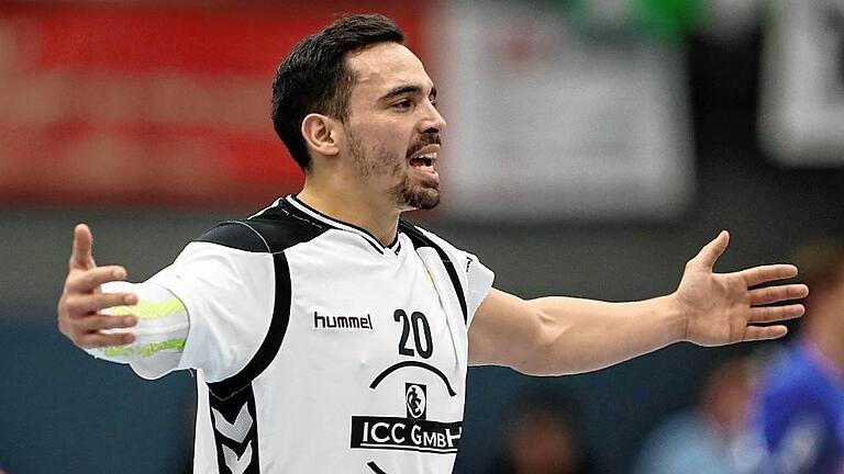 Handball, Bayernliga, DJK Waldbüttelbrunn - TSV Friedberg       -  Spielt bei der Handball-WM für Chile: Harald Feuchtmann Perez von der DJK Waldbüttelbrunn.