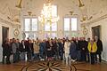 Die SPD-Reisegruppe im kleinen Festsaal der Stadt Aachen.