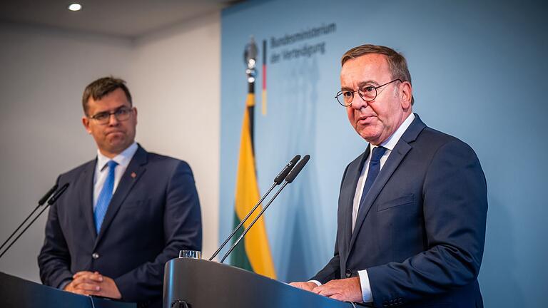 Regierungsabkommen zur Litauen-Brigade       -  Pistorius hatte die Durchquerung der Marine-Schiffe vor der Fahrt bestätigt.