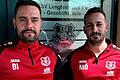 Burak Ibis (links) und Mehmet Özcan trainieren in der Saison 2025/26 die Fußballer beim TSV Lengfeld.