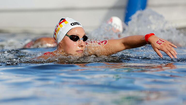 Leonie Beck, hier bei den Olympischen Spielen in Tokio, verpasste am Montag bei der WM in Budapest knapp die Bronzemedaille.