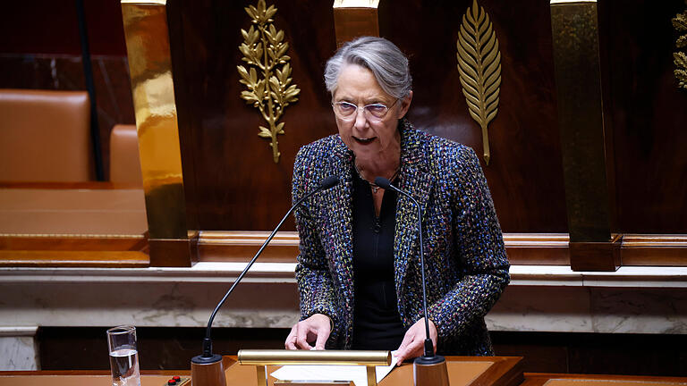 Rentenreform in Frankreich       -  Rentenreform in Frankreich Elisabeth Borne, Premierministerin von Frankreich, musste um ihr Amt kämpfen.