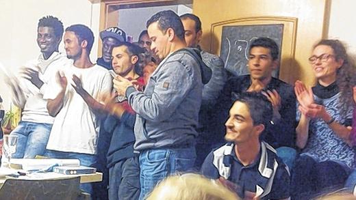 Weihnachtsfeier mit den Flüchtlingen: In Obervolkach haben Einheimische und Asylbewerber zusammen schöne Stunden bei einer gemeinsamen Feier im Advent verbracht.