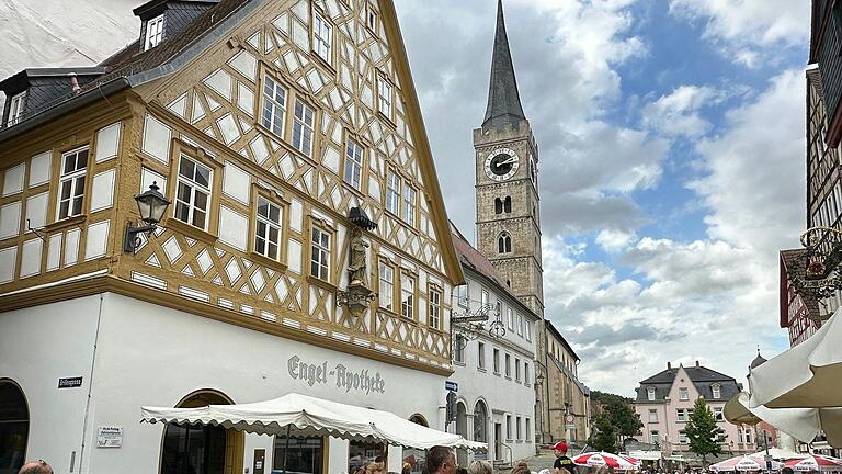 Fachwerkkulisse in Ochsenfurt.