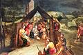 Als hätte die Geburt Christi in den Niederlanden stattgefunden: eine 'Anbetung der Hirten' von Gillis Mostaert aus dem 16. Jahrhundert. Zu sehen im Martin von Wagner Museum der Universität Würzburg