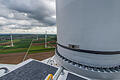 Der Schwanfelder Windpark von oben.