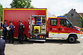 Das neue Feuerwehrfahrzeug wurde 2021 angeschafft und eingeweiht.