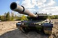 Kampfpanzer der Bundeswehr vom Typ Leopard 2 A7V       -  Die deutschen Rüstungsexporte haben einen Rekordwert erreicht. (Archivbild)