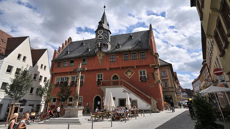 Das Rathaus in Ochsenfurt. Das Rathaus in Ochsenfurt.