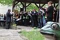 Der Traditionschor des 'Liederkranzes' eröffnete das Froschkonzert im Spitalgarten.