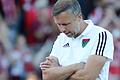 In sich gekehrt: FC-05-Trainer Christian Gmünder war nach dem Schweinfurter 3:3 in Hankofen-Hailing enttäuscht - und auch etwas ratlos.
