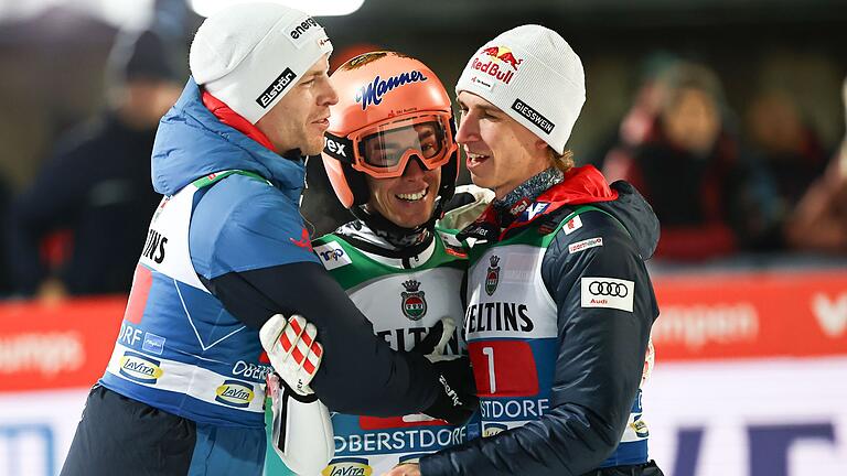 73. Vierschanzentournee - Oberstdorf       -  Österreichs Skispringer dominieren im Allgäu.