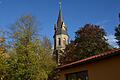 Im Kirchenpark der evangelischen Kirche in Bad Königshofen wird am Sonntag '125 Jahre evangelische Kirche' gefeiert. Hier wird auch eine gesangliche Wette ausgetragen.