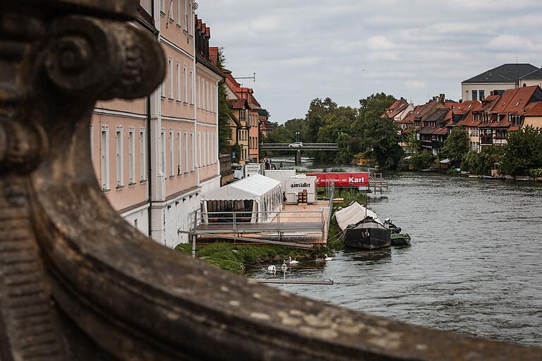 Statt eines Festzeltes gibt es in diesem Jahr am Leinritt einen Festgarten mit Blick auf Klein-Venedig und das Alte Rathaus.