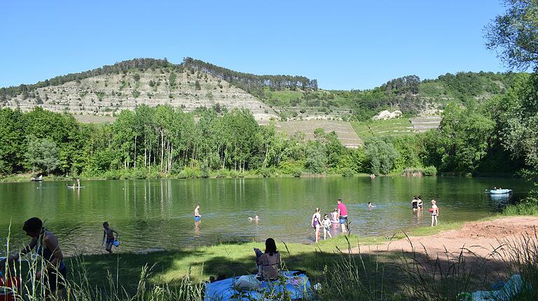 Der Klostersee Triefenstein bei Trennfeld Der Klostersee Triefenstein bei Trennfeld