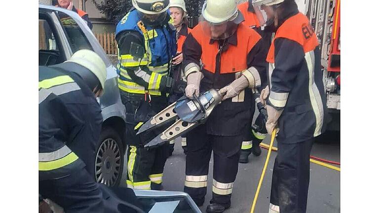 Einsatz Rettungsschere.