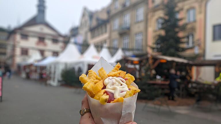 Die Essensauswahl auf dem Weihnachtsmarkt Bad Kissingen soll sich für Vegetarier im kommenden Jahr erweitern.       -  Die Essensauswahl auf dem Weihnachtsmarkt Bad Kissingen soll sich für Vegetarier im kommenden Jahr erweitern.