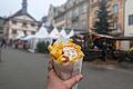 Die Essensauswahl auf dem Weihnachtsmarkt Bad Kissingen soll sich für Vegetarier im kommenden Jahr erweitern.       -  Die Essensauswahl auf dem Weihnachtsmarkt Bad Kissingen soll sich für Vegetarier im kommenden Jahr erweitern.