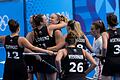 Paris 2024 - Frankreich - Deutschland       -  Deutschlands Hockey-Frauen siegen gegen den Olympia-Gastgeber.