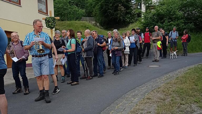 Die Wallfahrtsgruppe aus Langenprozelten.