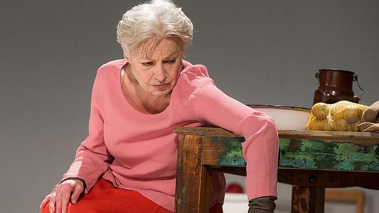 Tour de Farce Programmheft       -  Mit &bdquo;Marias Testament&ldquo; begeisterte die Schauspielerin Nicole Heesters an zwei Abenden im Schweinfurter Theater.