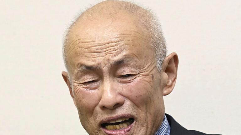 Friedensnobelpreis - Bekanntgabe - Tomoyuki Minomaki, Präsident von Nihon Hidankyo , gehört zu den Zehntausenden Überlebenden der Atombombenabwürfe über Japan. Friedensnobelpreis - Bekanntgabe - Tomoyuki Minomaki, Präsident von Nihon Hidankyo , gehört zu den Zehntausenden Überlebenden der Atombombenabwürfe über Japan.