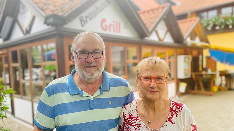 Aus Altersgründen treten Barbara Jung und Georg Krug, in Mellrichstadt besser bekannt als Babsi und Schorsch, vom Brauhaus-Grill kürzer und gönnen sich am Wochenende eine Pause als Gastgeber.