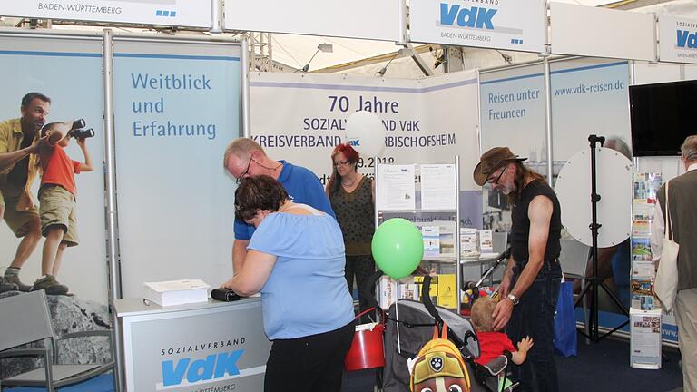 Der VdK-Kreisverband Tauberbischofsheim auf der AGIMA 2018 in Königshofen.