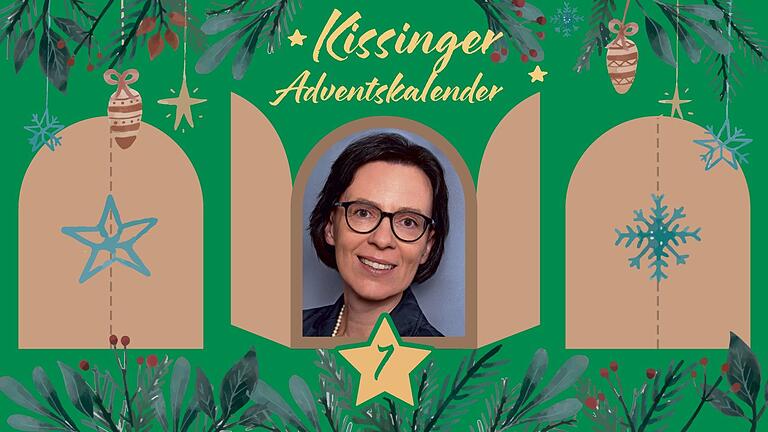 Türchen 7 im Kissinger Adventskalender: Jacqueline Barraud-Volk hat als Kind die Krippe aus Papier gebastelt