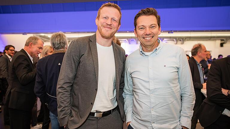 Baskets-Geschäftsführer Steffen Liebler (links) und Jochen Bähr beim Neujahrsempfang der Mediengruppe Main-Post Anfang 2023. Baskets-Geschäftsführer Steffen Liebler (links) und Jochen Bähr beim Neujahrsempfang der Mediengruppe Main-Post Anfang 2023.